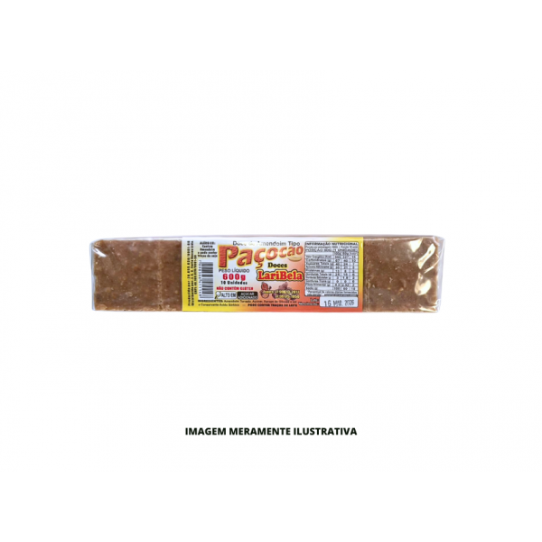 DOCE - LARIBELA - 600g BARRA PACOCAO - 10un